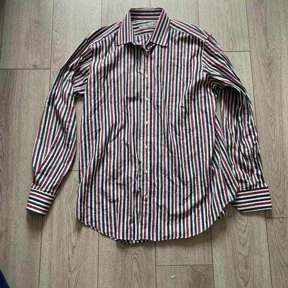Etro Other - Etro Button-Up Shirt Men's Size 43 Multicolor Long Sleeves Collared Striped